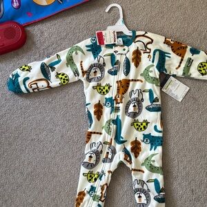 Gerber Animal Print Kids Footie - Multicolor